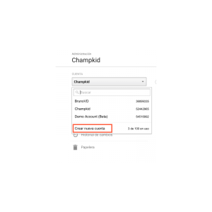 Crear cuenta google analítics